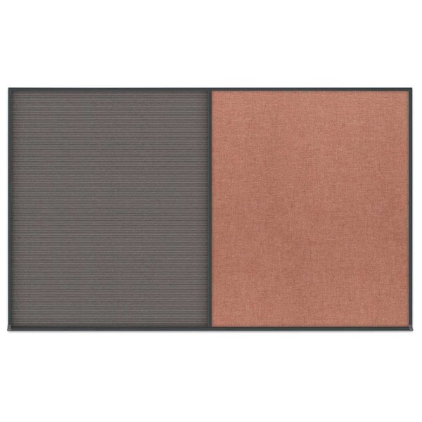 Single Door Radius Corkboard, 24"x36", Hea, UV7011RC-SATIN-FORBO